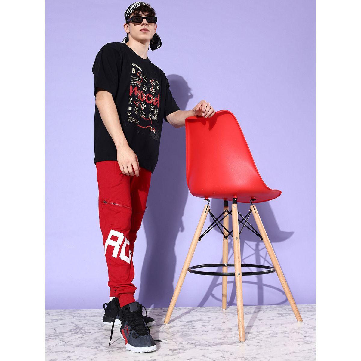 Dillinger Oversized Graphic Print T-Shirt with Short Sleeves-men-clothing-tshirtsandpolos-tshirts-image-4