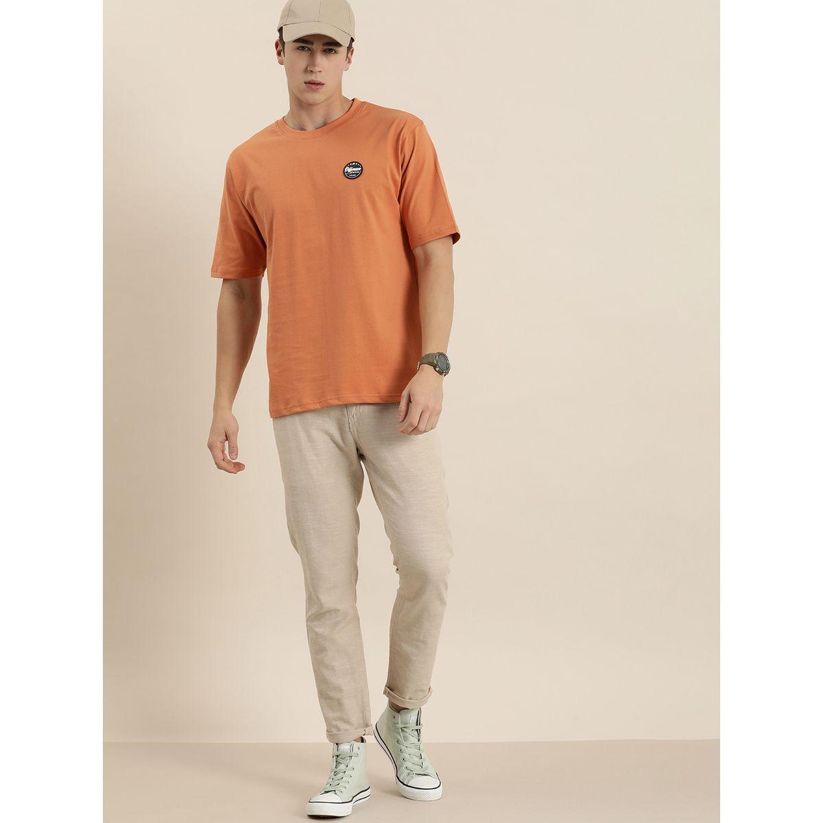 Difference of Opinion Oversized Back & Front Evolution Graphic Print T-Shirt with Badge Detail-men-clothing-tshirtsandpolos-tshirts-image-4