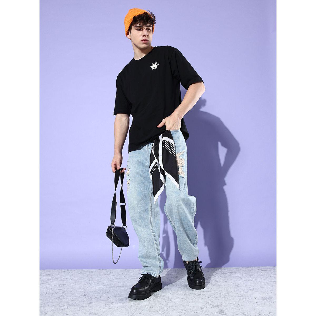 Difference of Opinion Oversized Back & Front Chess Graphic Print T-Shirt-men-clothing-tshirtsandpolos-tshirts-image-4