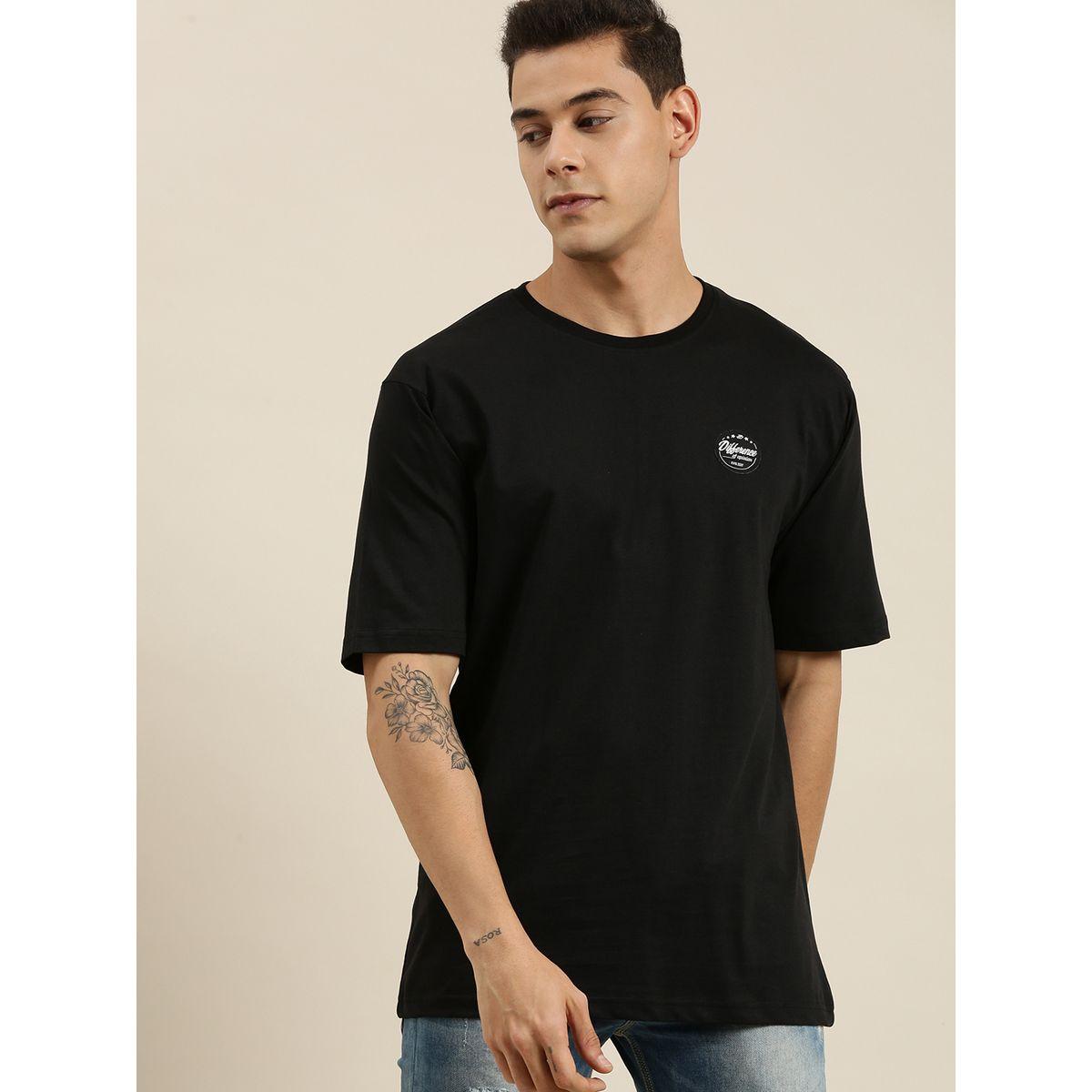 Difference of Opinion Oversized Tokyo Back Graphic Print T-Shirt with Badge Detail-men-clothing-tshirtsandpolos-tshirts-image-4