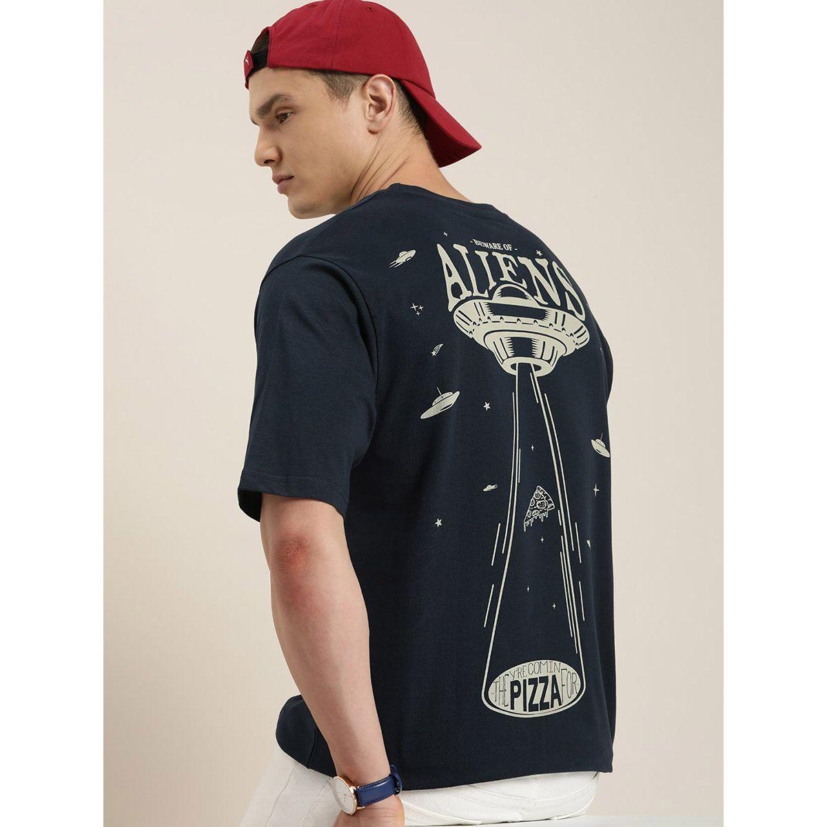 Difference of Opinion X Styli  Oversized Back & Front Pizza Graphic Print T-Shirt-men-clothing-tshirtsandpolos-tshirts-image-1