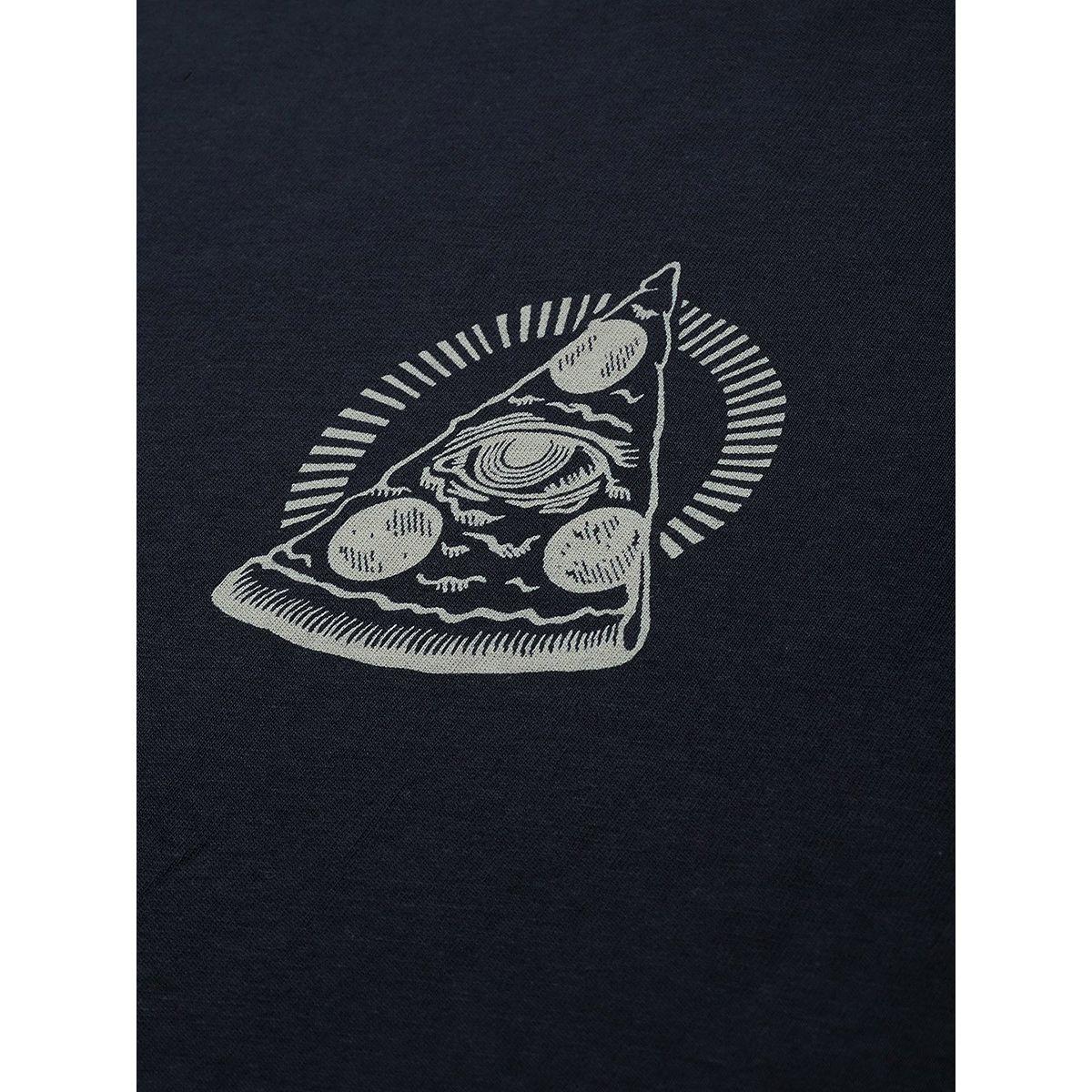 Difference of Opinion X Styli  Oversized Back & Front Pizza Graphic Print T-Shirt-men-clothing-tshirtsandpolos-tshirts-image-2