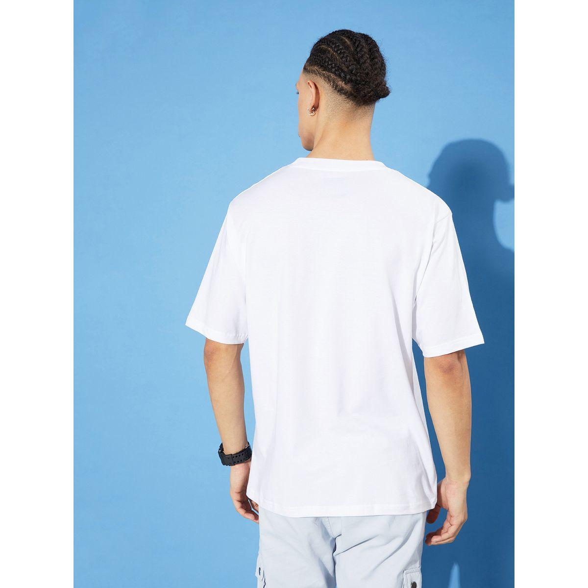Dillinger X Styli  Oversized New York Graphic Print T-Shirt with Short Sleeves-men-clothing-tshirtsandpolos-tshirts-image-3