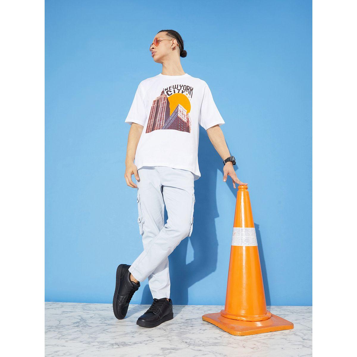 Dillinger X Styli  Oversized New York Graphic Print T-Shirt with Short Sleeves-men-clothing-tshirtsandpolos-tshirts-image-4