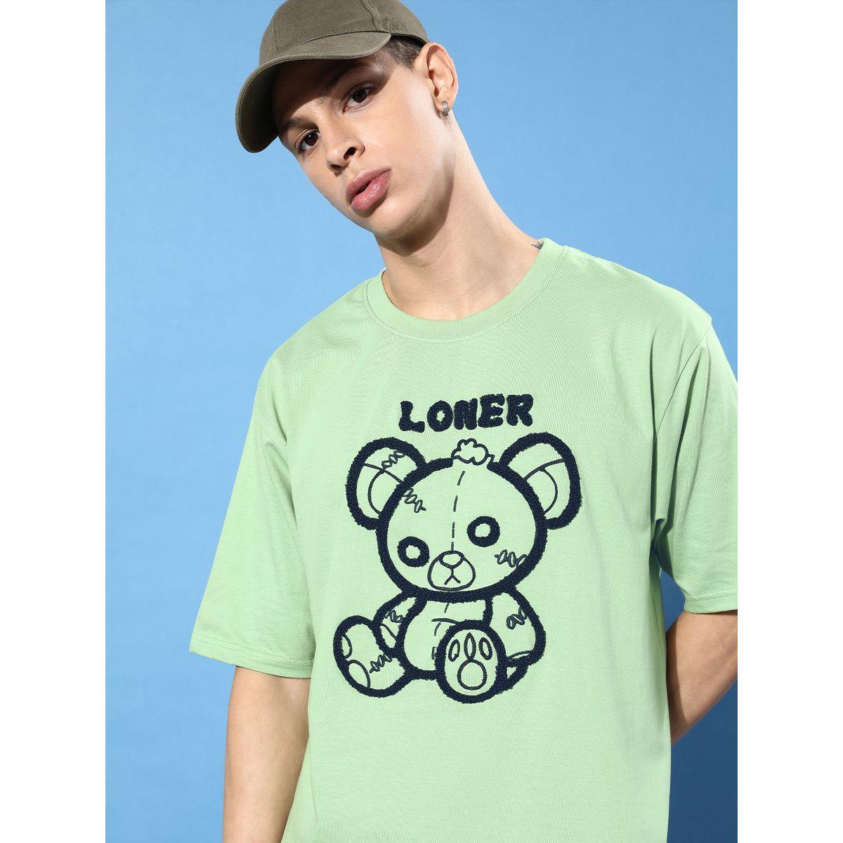 Dillinger Oversized Towel Teddy Embroidery T-Shirt with Long Sleeves-men-clothing-tshirtsandpolos-tshirts-image-2