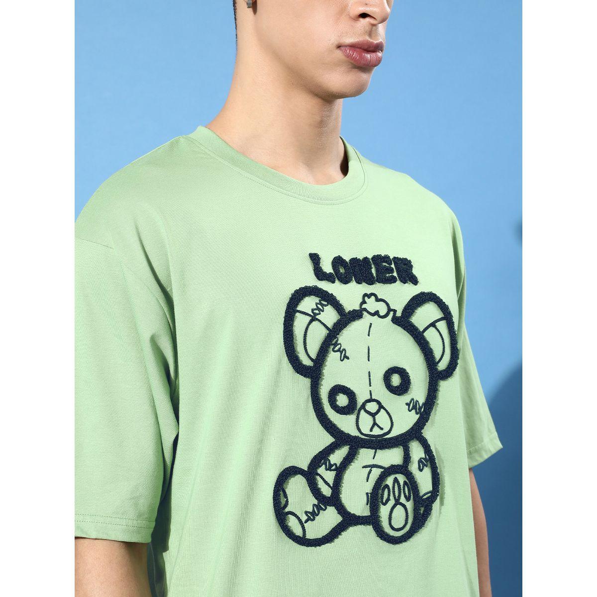 Dillinger Oversized Towel Teddy Embroidery T-Shirt with Long Sleeves-men-clothing-tshirtsandpolos-tshirts-image-3