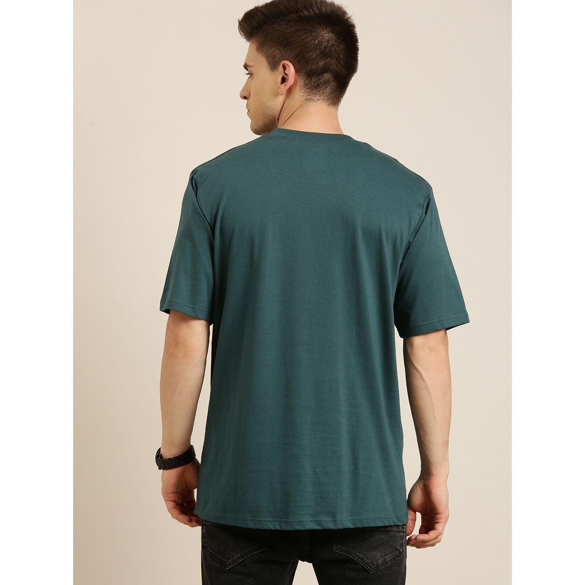 Dillinger Oversized Solid Crew Neck T-Shirt with Short Sleeves-men-clothing-tshirtsandpolos-tshirts-image-3