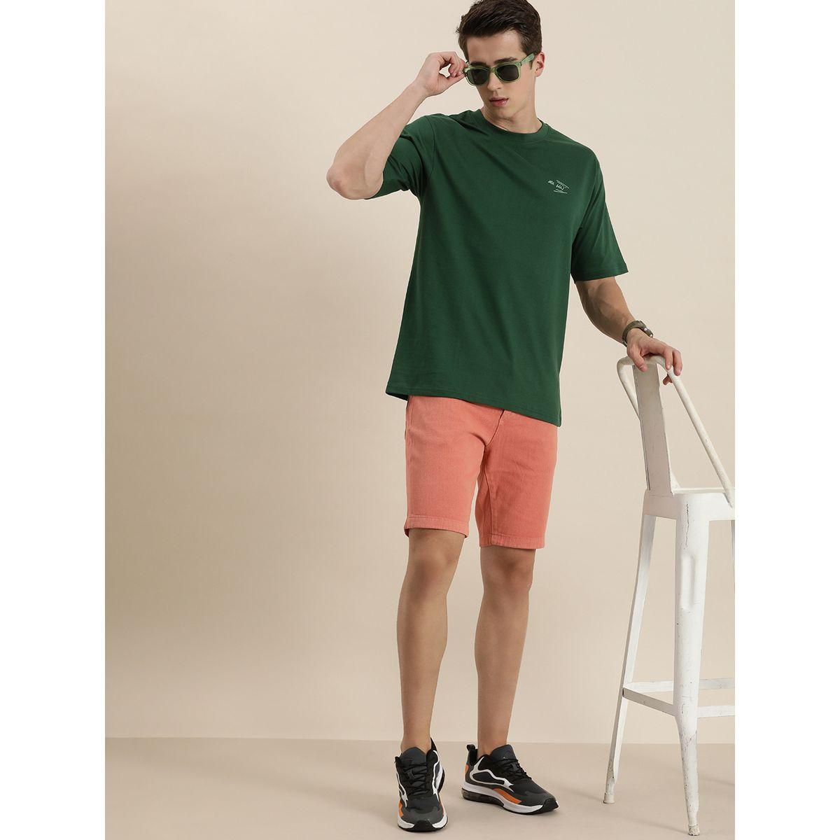 Difference of Opinion Back Slogan Print Oversized T-Shirt with Short Sleeves-men-clothing-tshirtsandpolos-tshirts-image-4