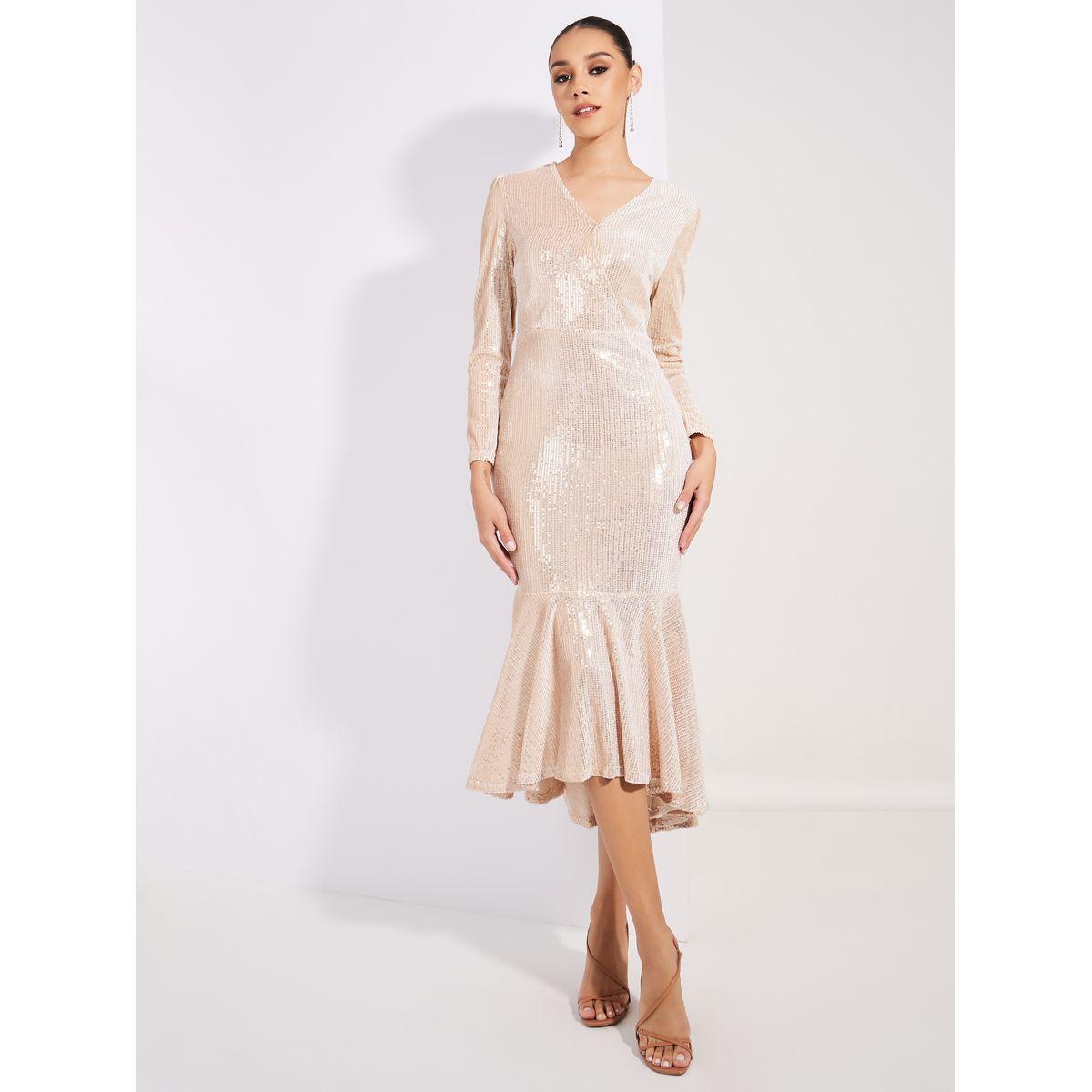 Styli Limited Sequin Embellished Mermaid Fit Midi Dress-women-clothing-dresses-image-1