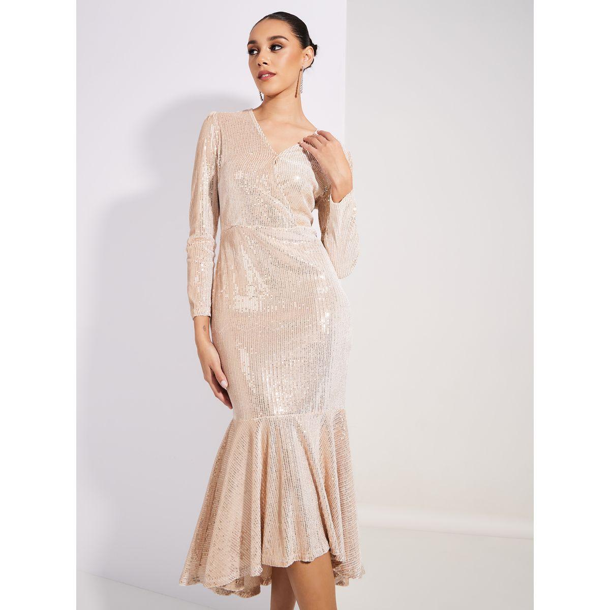 Styli Limited Sequin Embellished Mermaid Fit Midi Dress-women-clothing-dresses-image-2