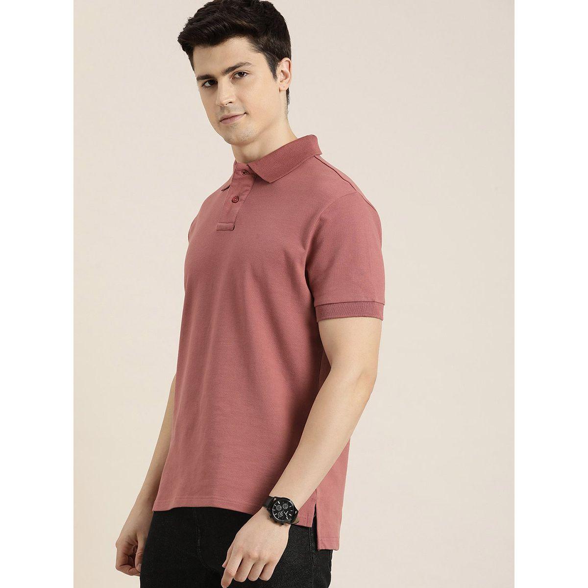 Dillinger X Styli  Solid High Low Hem Polo with Short Sleeves-men-clothing-tshirtsandpolos-polos-image-1