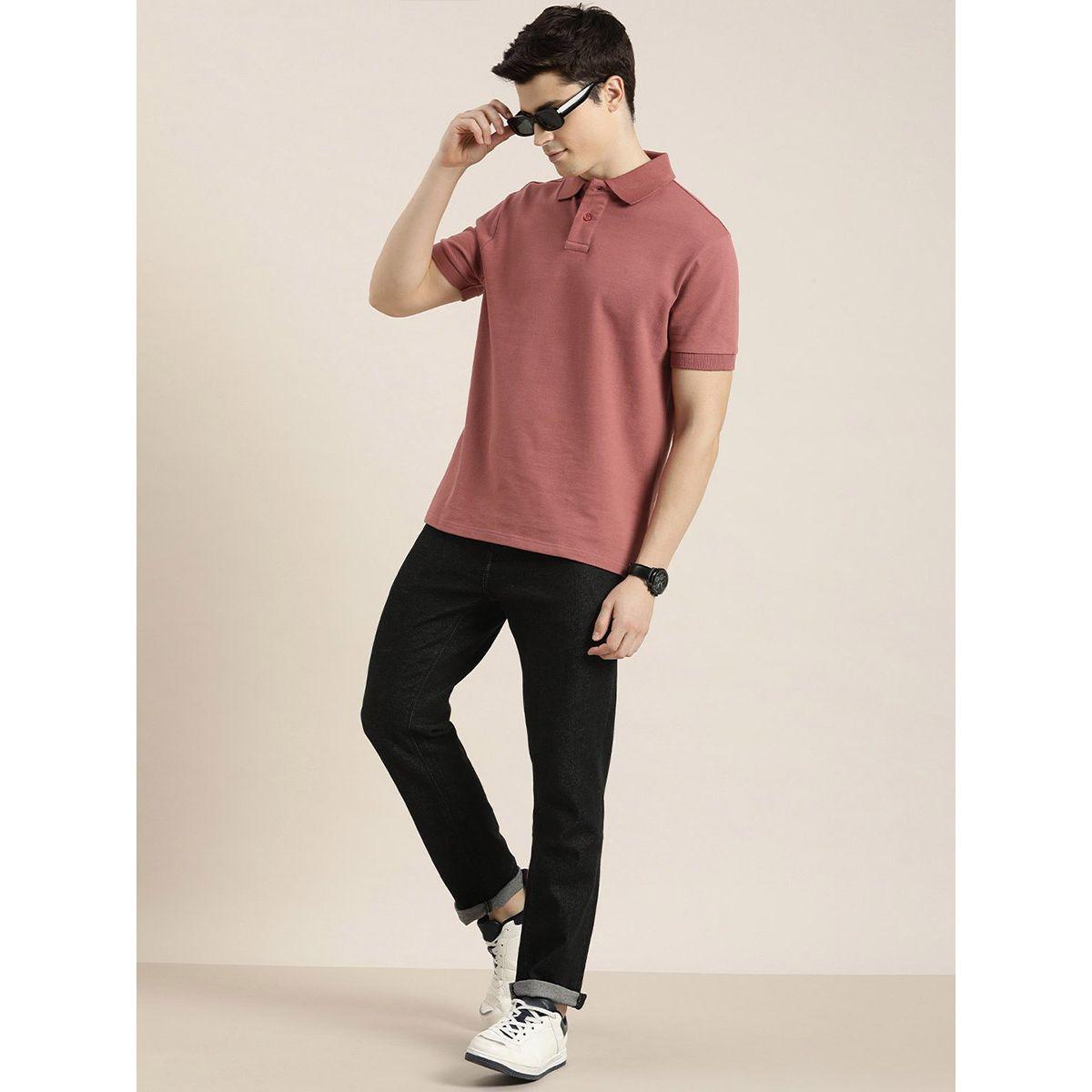 Dillinger X Styli  Solid High Low Hem Polo with Short Sleeves-men-clothing-tshirtsandpolos-polos-image-4