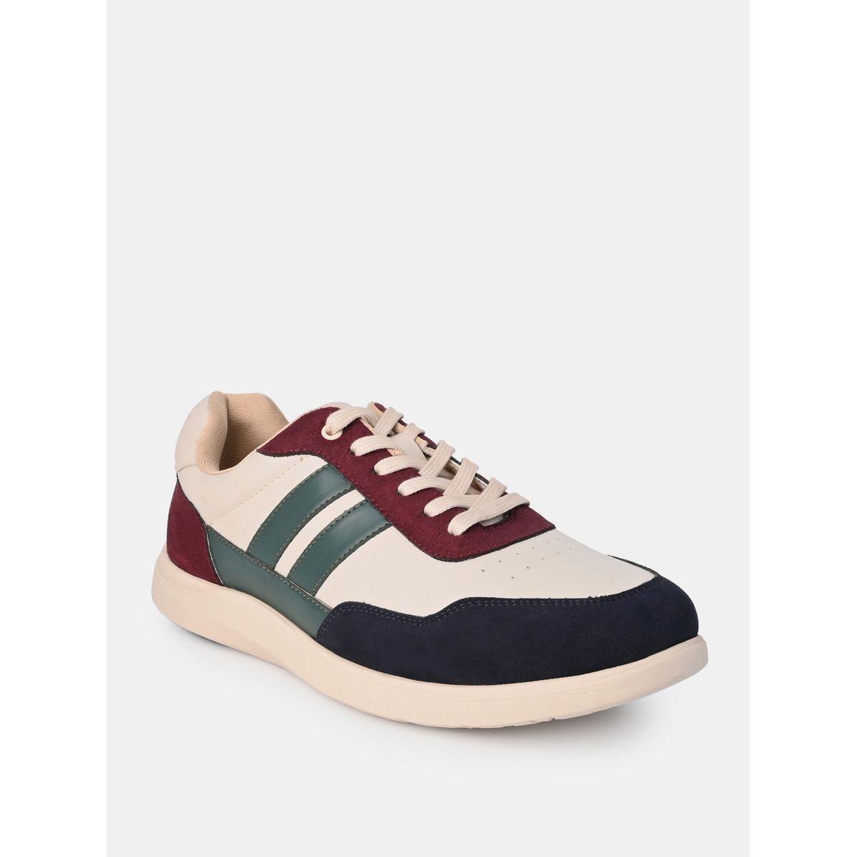 حذاء سنيكرز بنمط كتل الالوان ورباط غلق-men-shoes-sneakers-image-3
