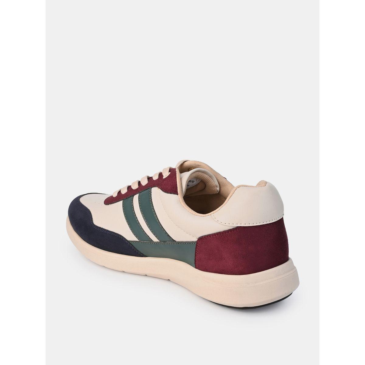حذاء سنيكرز بنمط كتل الالوان ورباط غلق-men-shoes-sneakers-image-4