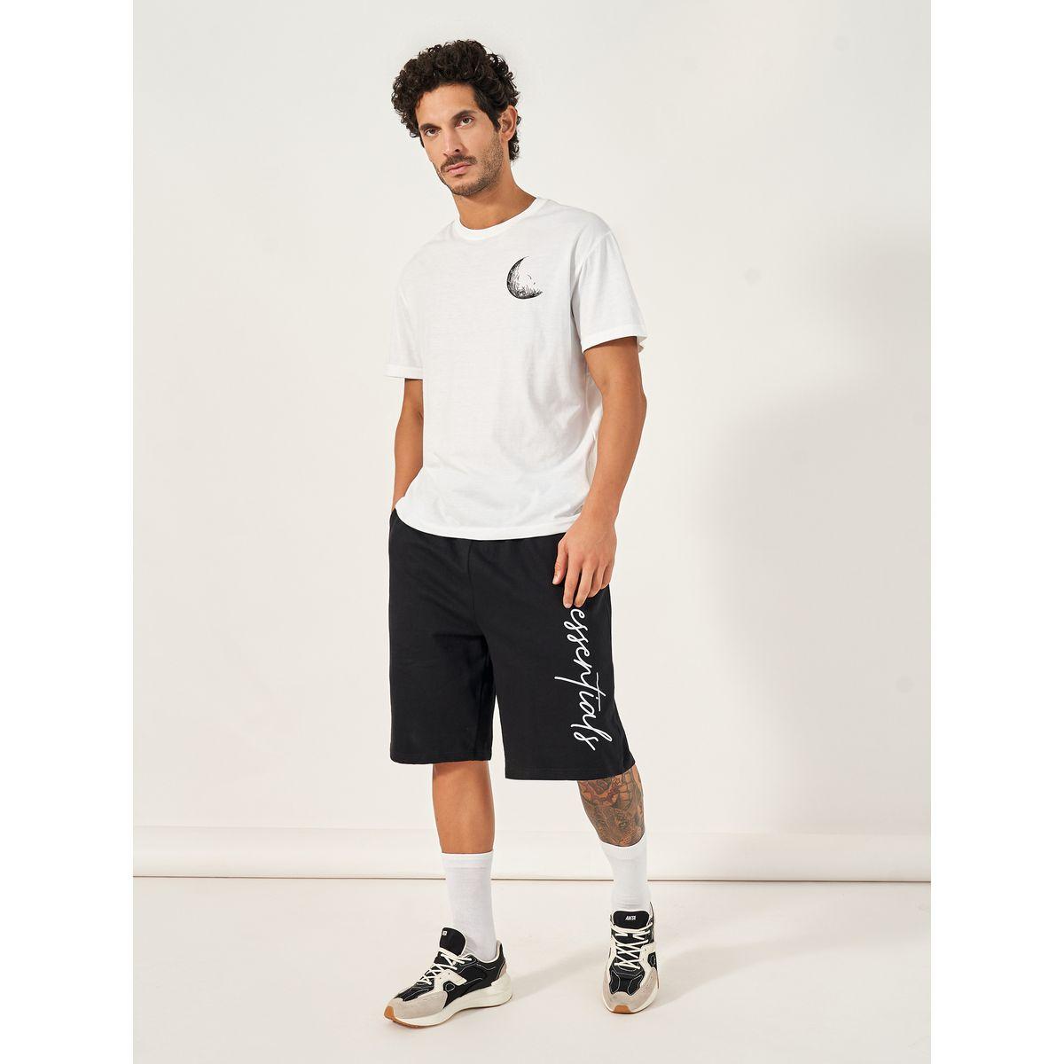 شورت قطن فضفاض بطبعة كتابة-men-clothing-bottoms-shorts-image-2