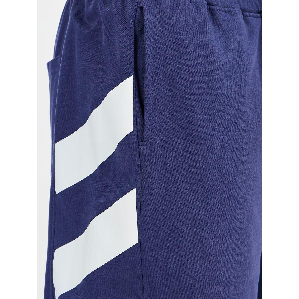 Styli Oversized Cotton Terry Block Striped Shorts-men-clothing-bottoms-shorts-image-3