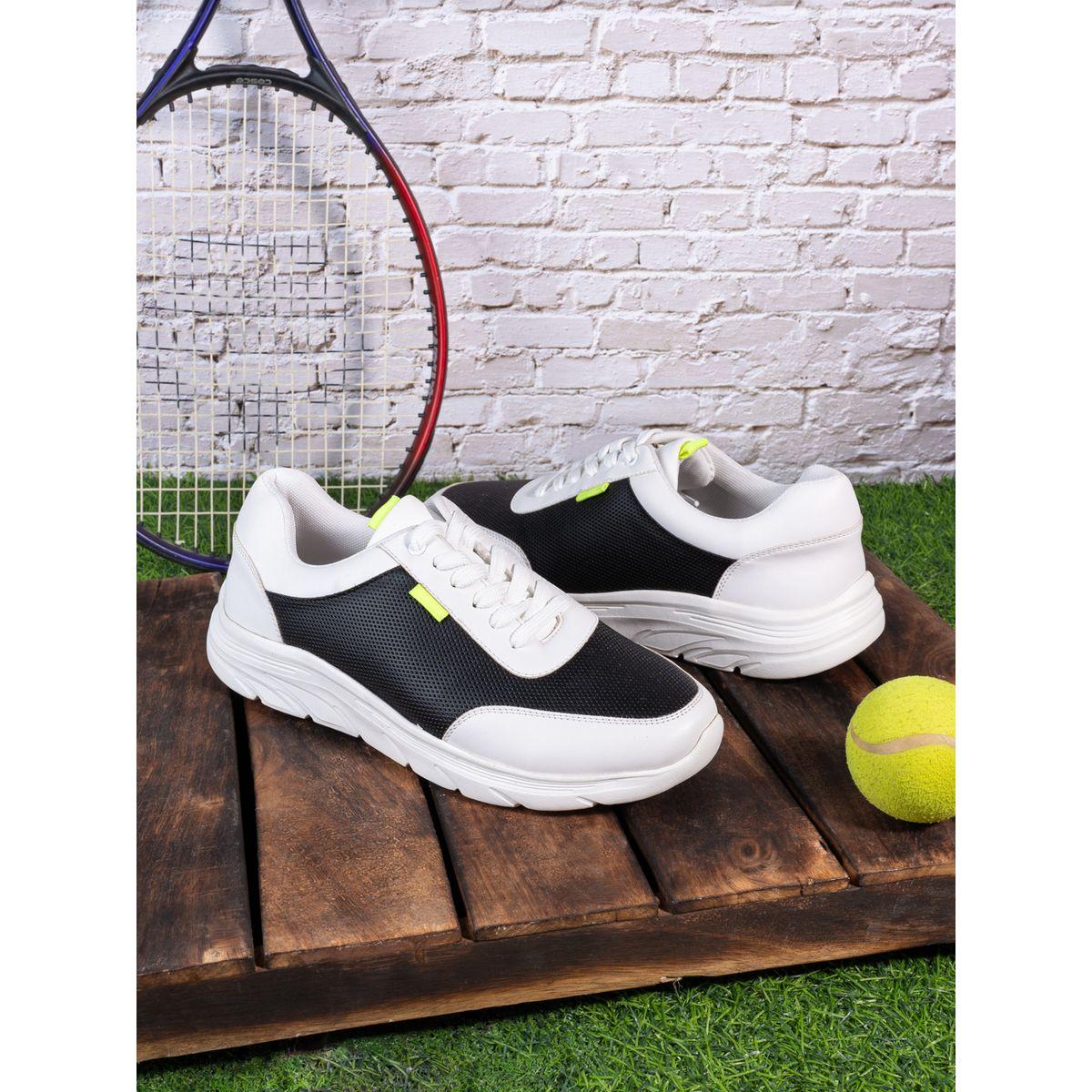 Styli Abstract Chunky Sole Lace Up Sneakers-men-shoes-sneakers-image-1
