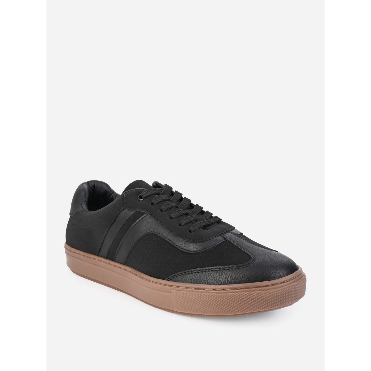 Styli Panelled Rubber Sole Lace Up Sneakers-men-shoes-sneakers-image-2