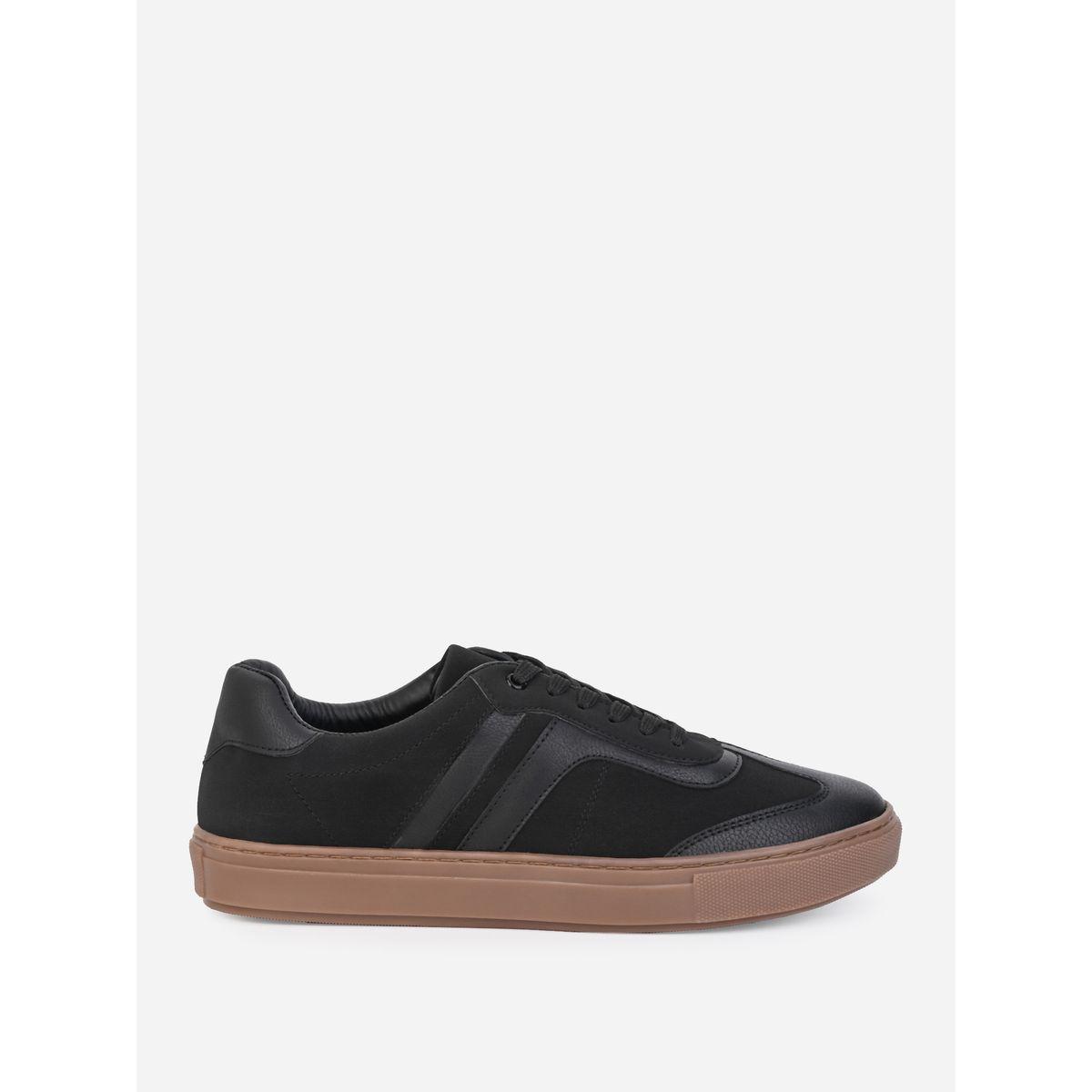 Styli Panelled Rubber Sole Lace Up Sneakers-men-shoes-sneakers-image-6