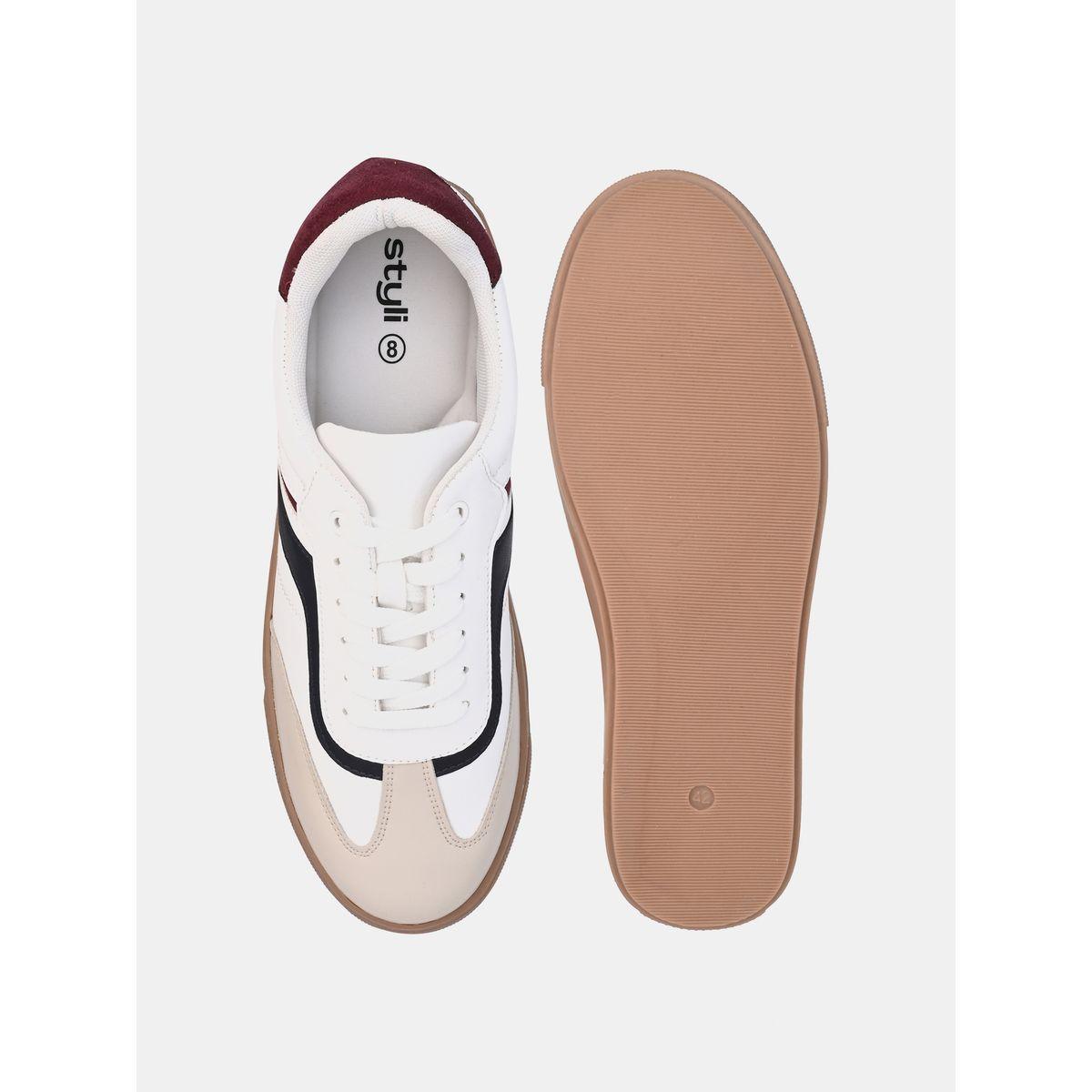 Styli Colorblock Rubber Sole Lace Up Sneakers-men-shoes-sneakers-image-6