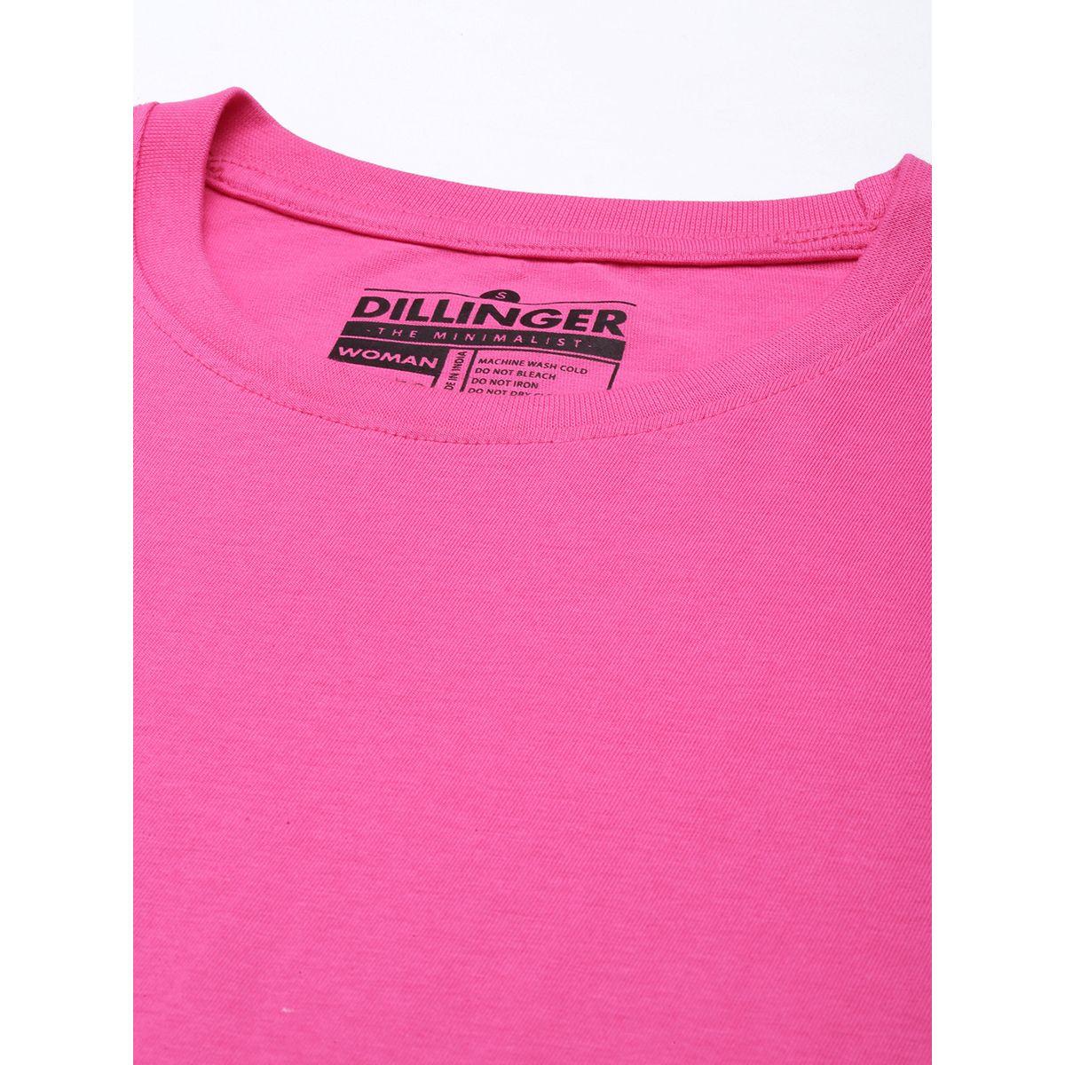 Dillinger X Styli  Oversized Solid T-Shirt with Short Sleeves-women-clothing-tshirts-image-2