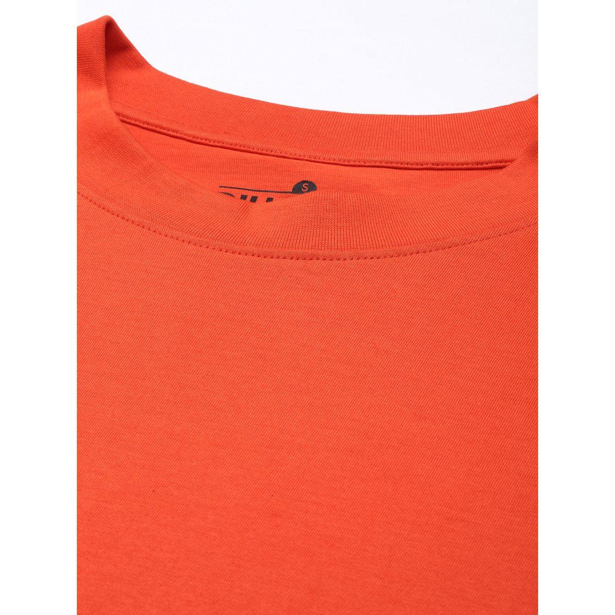 Dillinger X Styli  Oversized Solid T-Shirt with Short Sleeves-women-clothing-tshirts-image-5
