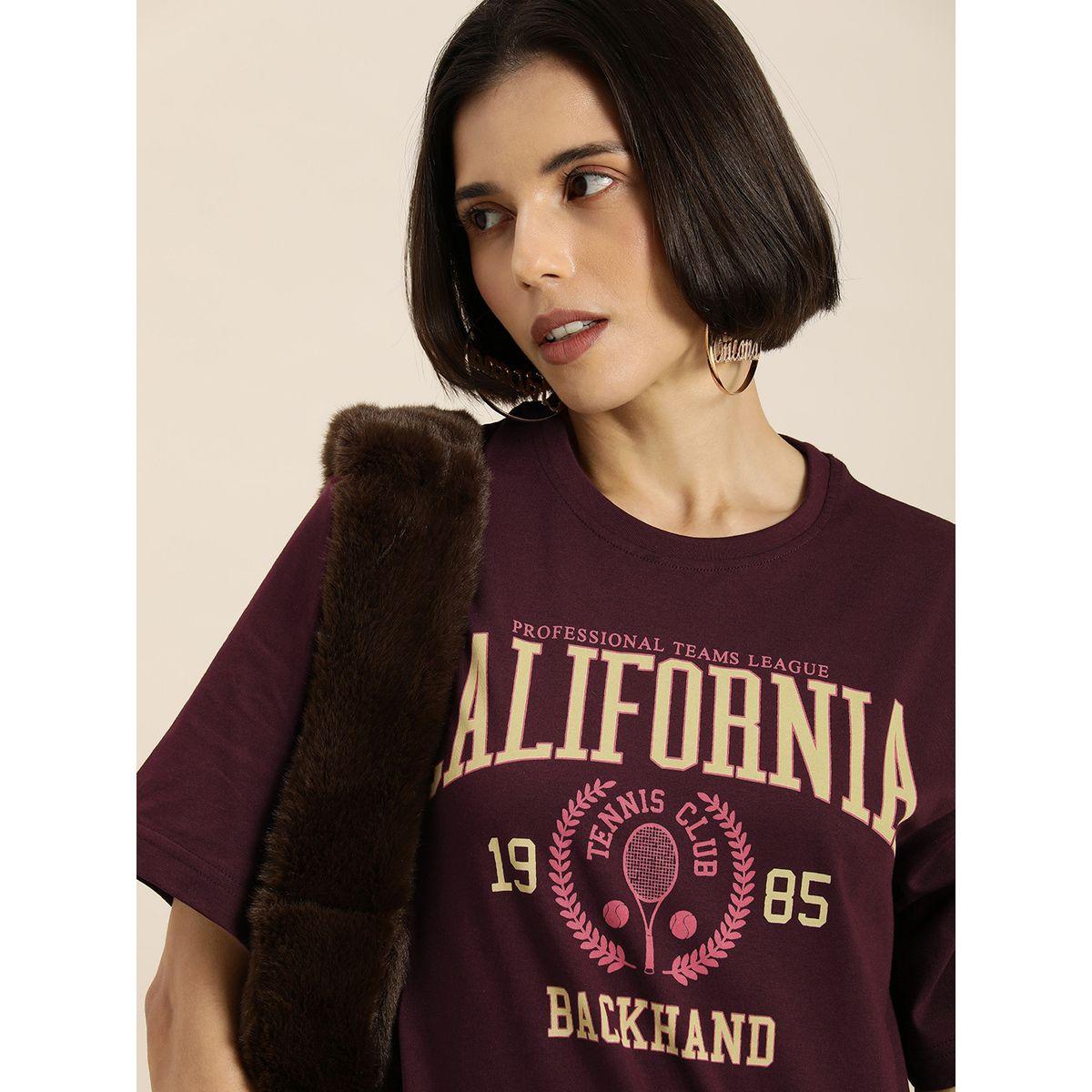 Dillinger Oversized Typographic Print T-Shirt-women-clothing-tshirts-image-2