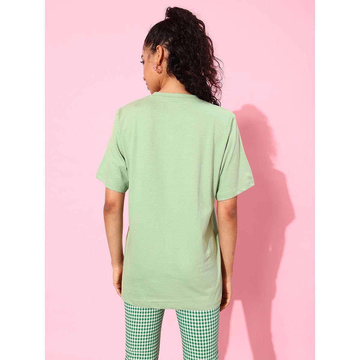 تيشيرت واسع بطبعة جرافيك مع اكمام قصيرة-women-clothing-tshirts-image-4