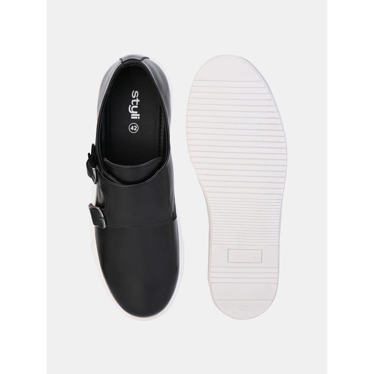 Styli Double Strap Buckled Flat Sole Casual Shoes-men-shoes-loafersandmoccasins-image-6