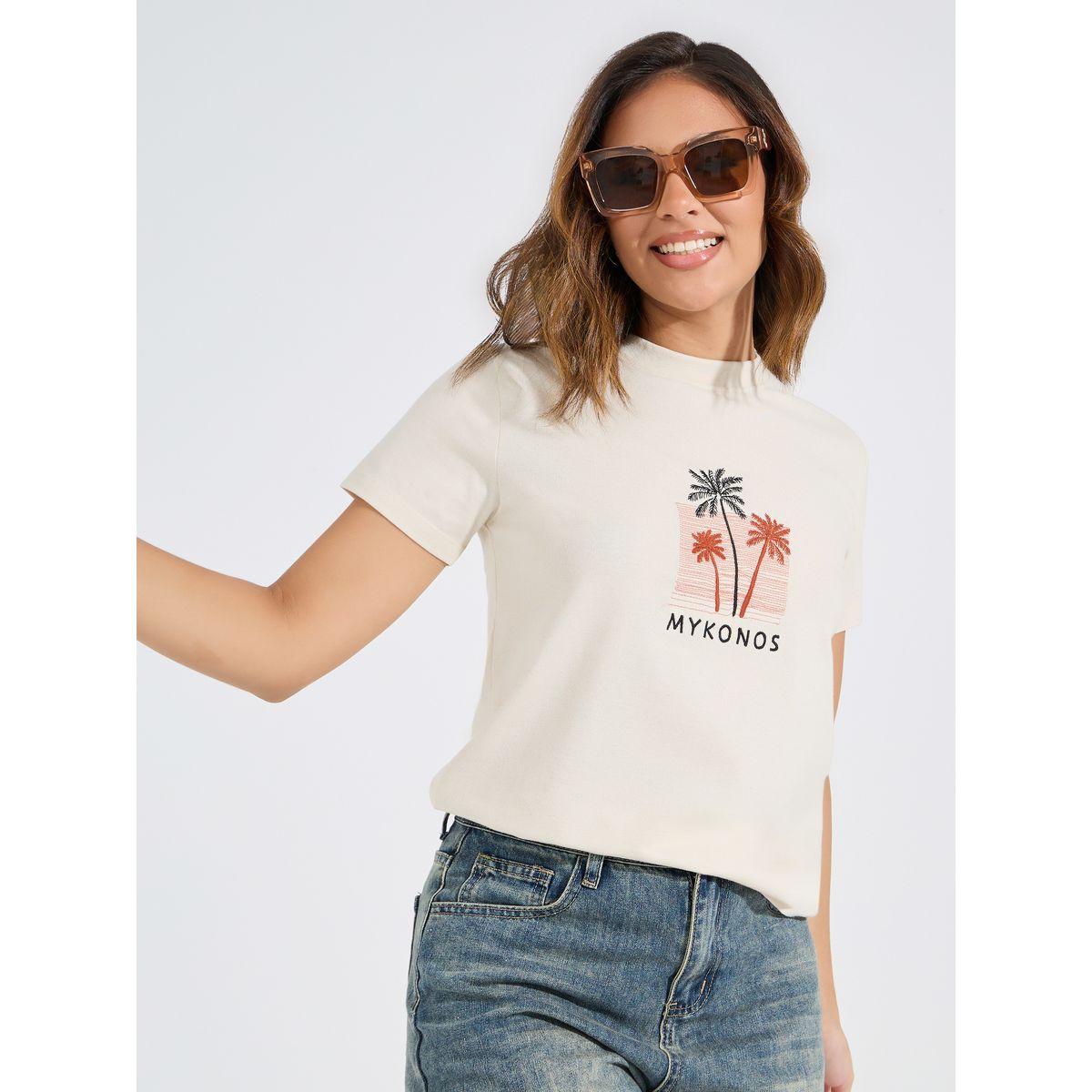 Styli Regular Fit Embroidery Detail T-Shirt-women-clothing-tshirts-image-5