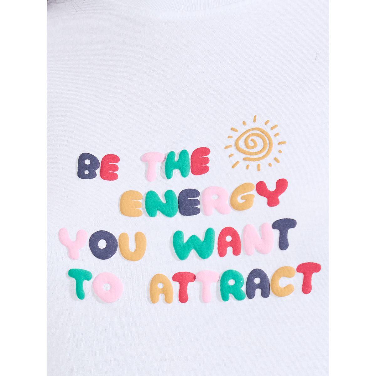 Styli Regular Fit Puff Slogan Print T-Shirt with Turn-Up Sleeves-women-clothing-tshirts-image-4