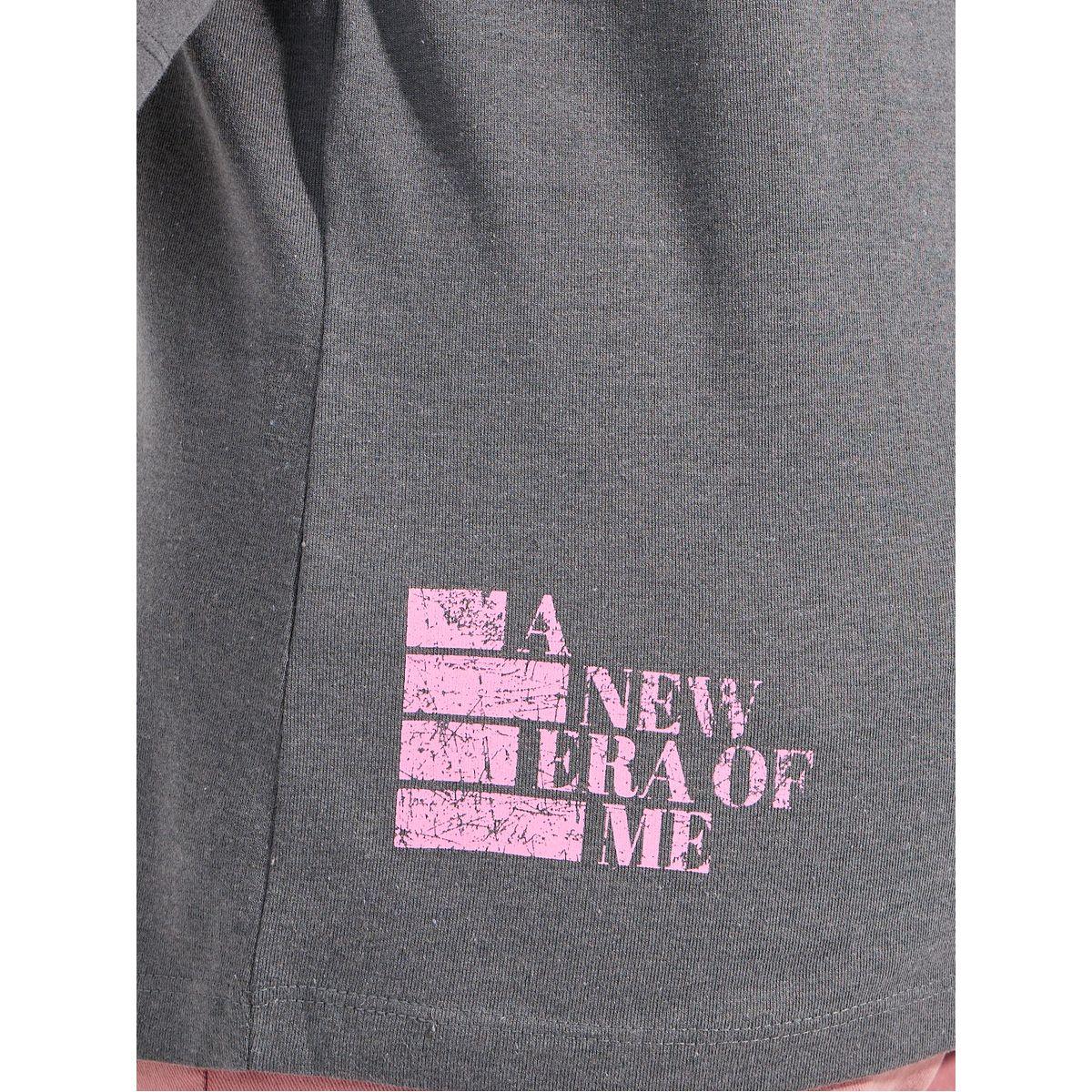Styli Oversized Distressed Slogan T-Shirt with Dropped Shoulder-women-clothing-tshirts-image-6