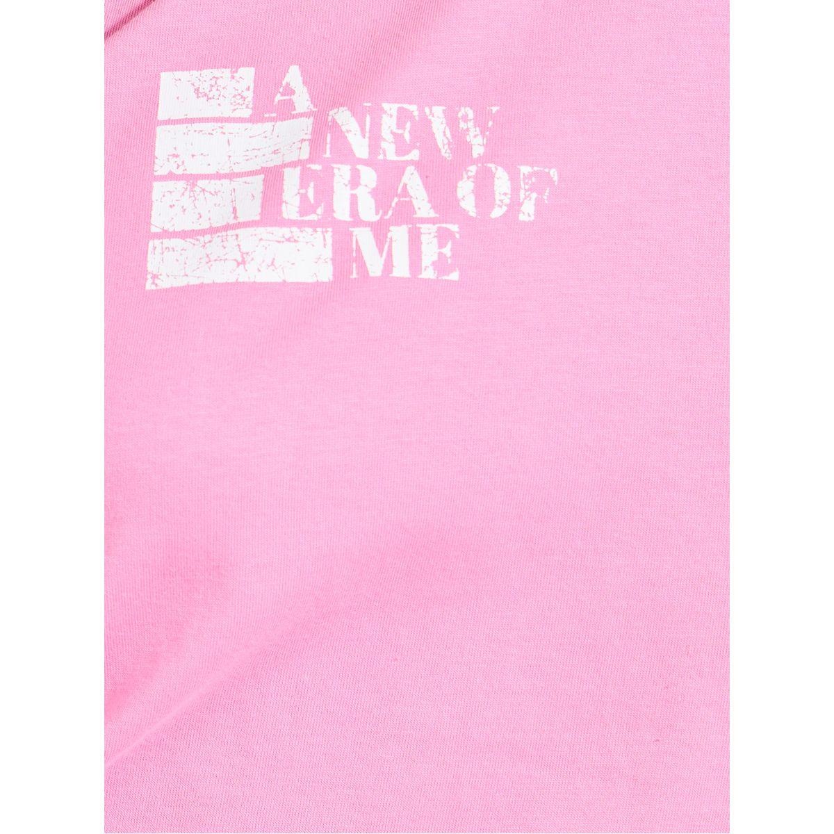 Styli Oversized Distressed Slogan T-Shirt with Dropped Shoulder-women-clothing-tshirts-image-4
