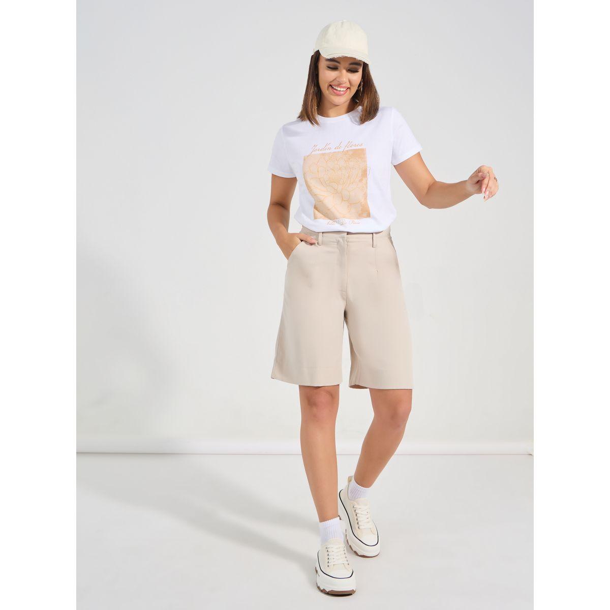 Styli Regular Fit Foil Print Round Neck T-Shirt-women-clothing-tshirts-image-2