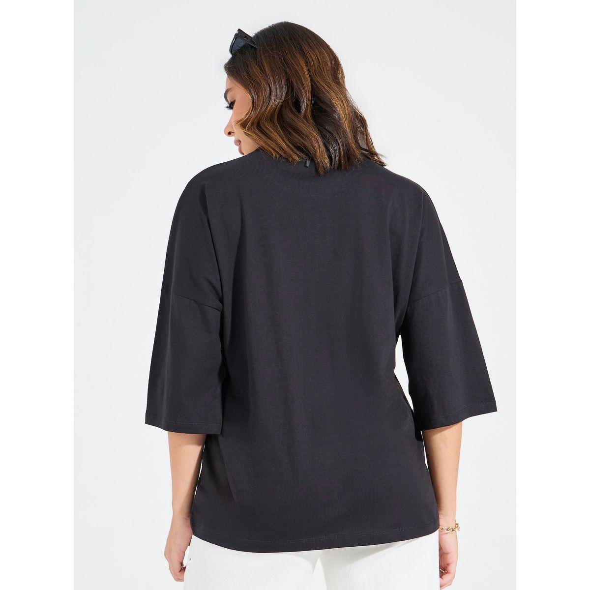 تيشيرت فضفاض مطبع بطبعة جرافيك-women-clothing-tshirts-image-5