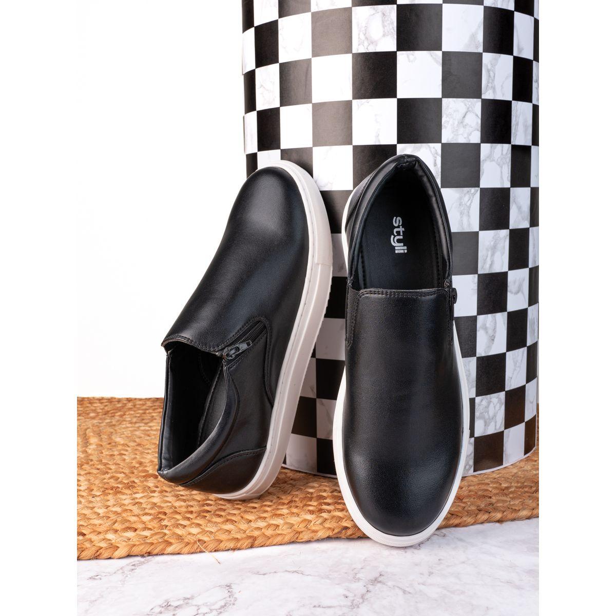 Styli Zip Embellished Platform Sole Casual Shoes-men-shoes-sneakers-image-1