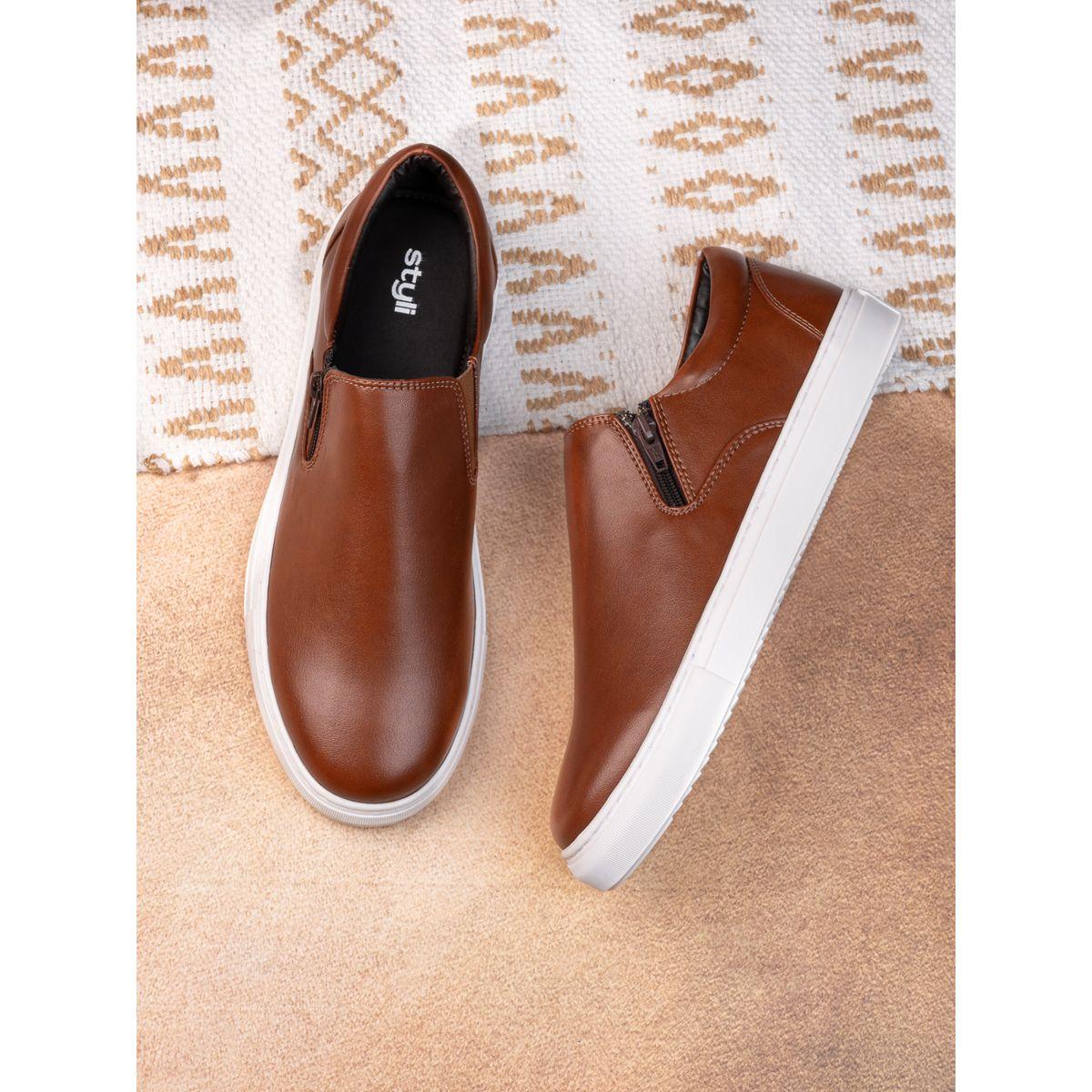 Styli Zip Embellished Platform Sole Casual Shoes-men-shoes-sneakers-image-1