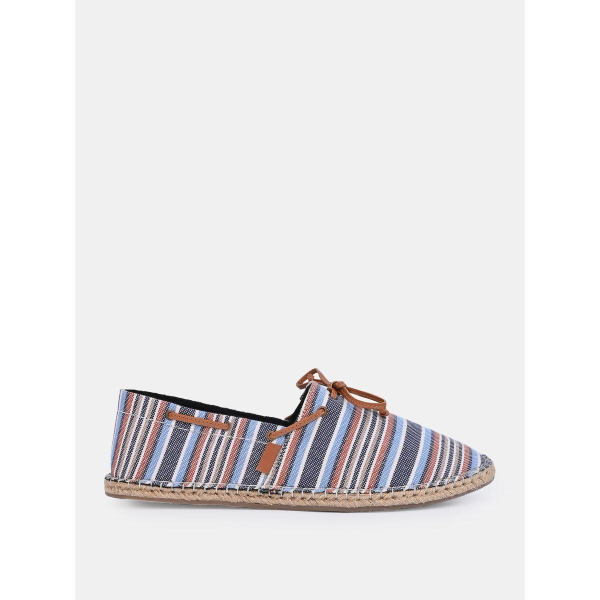 Styli Summer Stripe Canvas Slip On Espadrilles-men-shoes-loafersandmoccasins-image-6