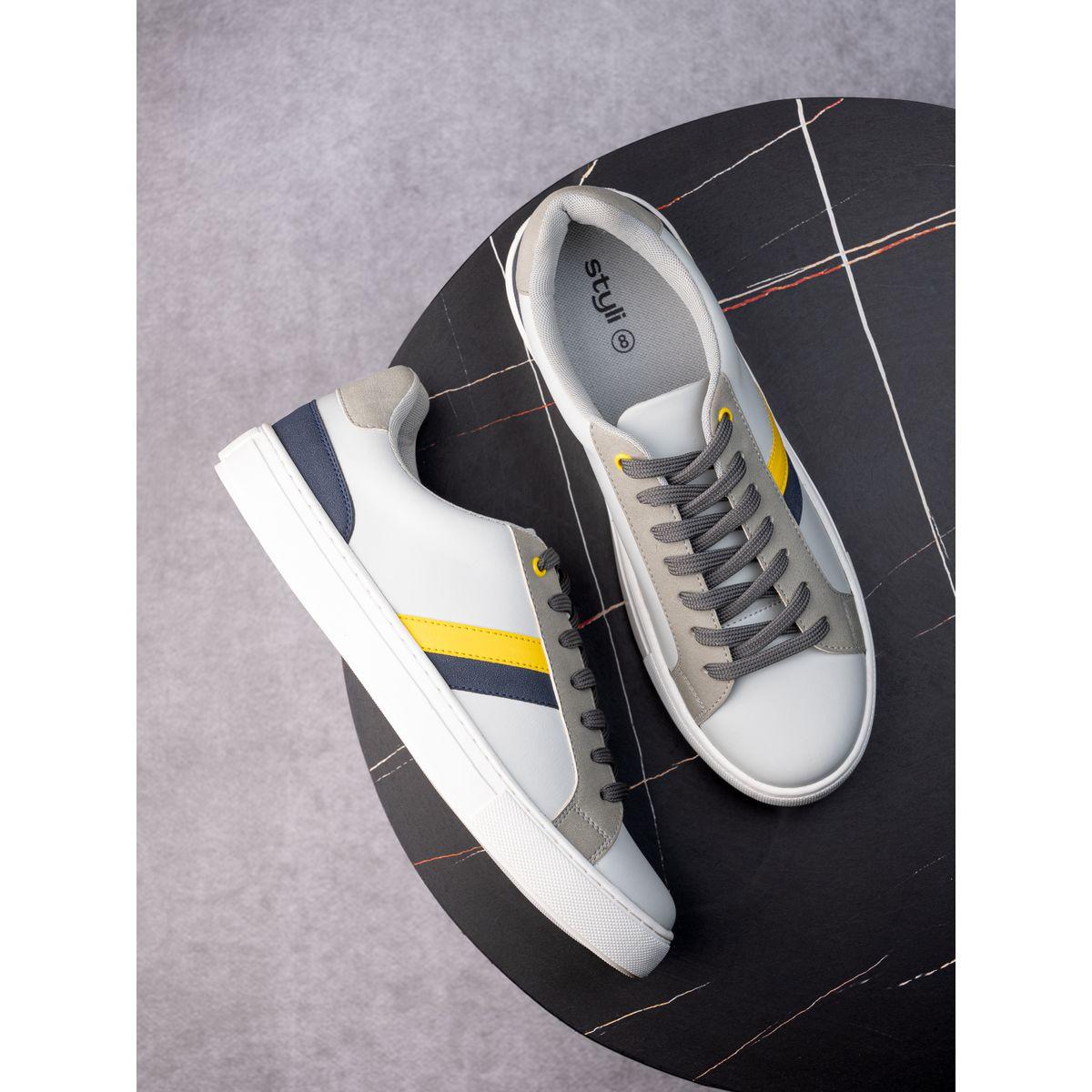 Styli Casual Colorblock Lace Up Sneakers-men-shoes-sneakers-image-1