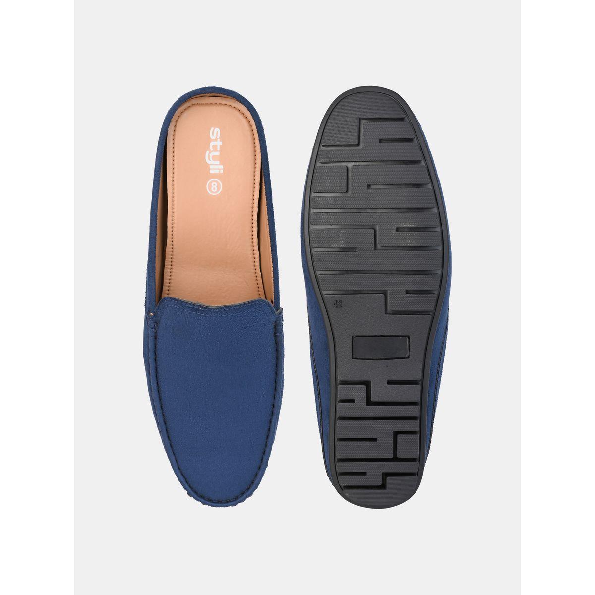 Styli Faux Suede Open Back Mules-men-shoes-loafersandmoccasins-image-6