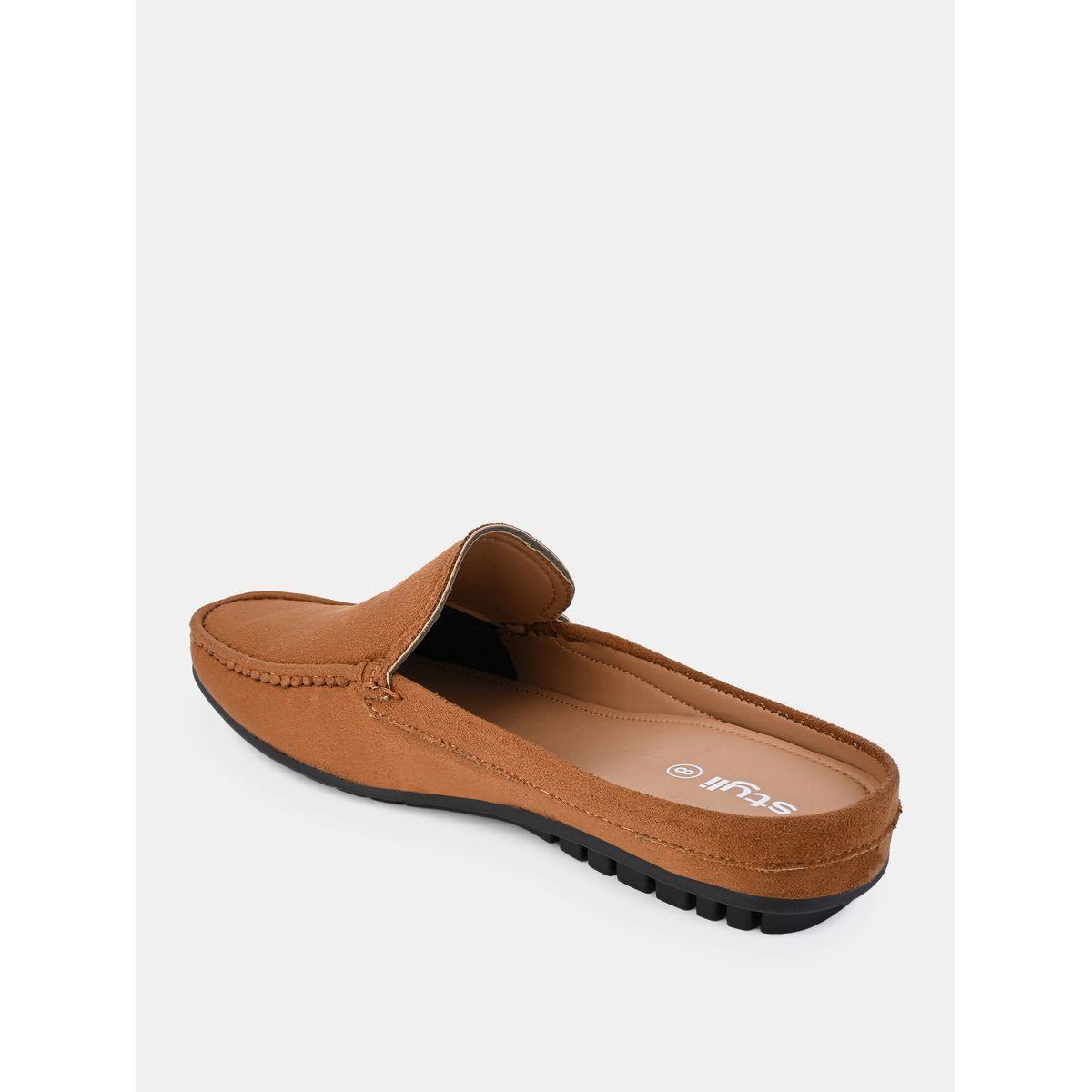 Styli Faux Suede Open Back Mules-men-shoes-loafersandmoccasins-image-4