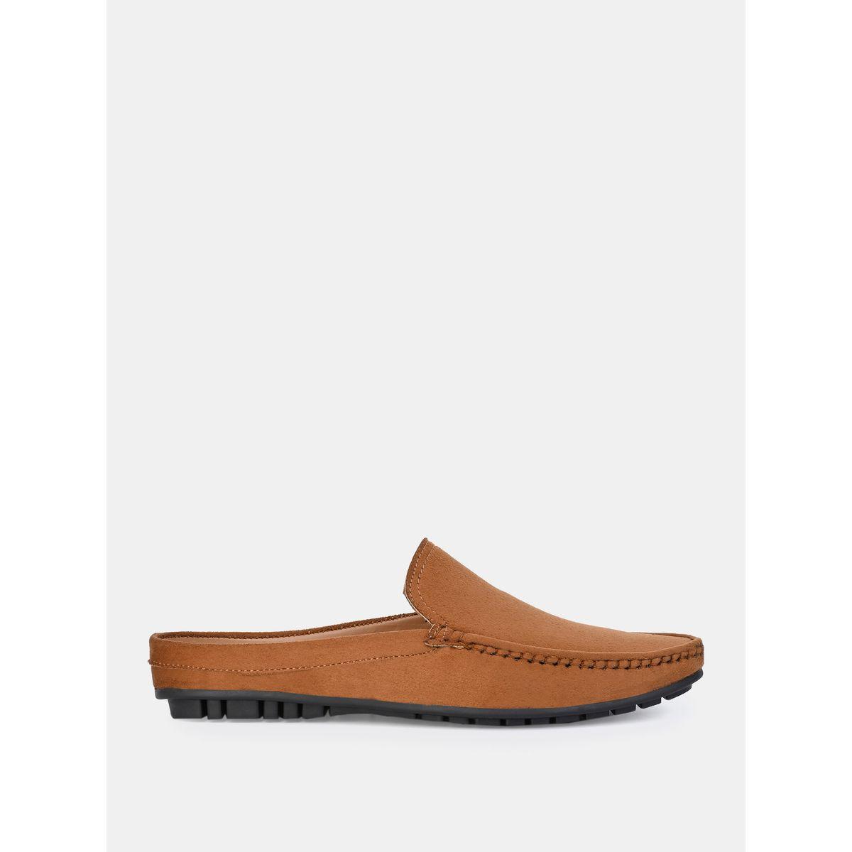 Styli Faux Suede Open Back Mules-men-shoes-loafersandmoccasins-image-5