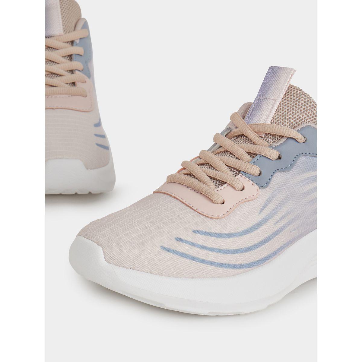 Styli Wave Print Lace-Up Sports Sneakers-women-shoes-sneakers-image-3