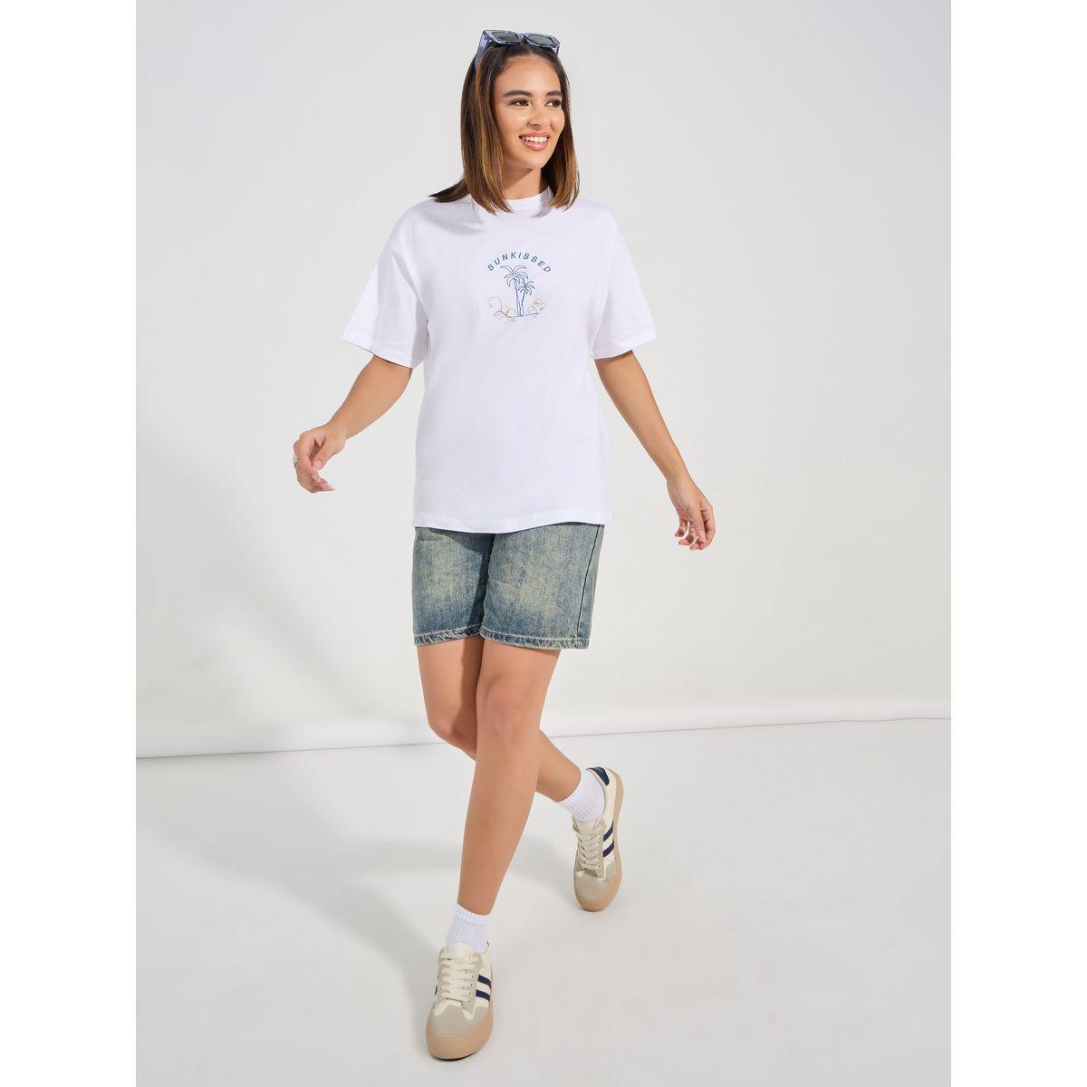 Styli Oversized Puff Graphic Print T-Shirt-women-clothing-tshirts-image-2