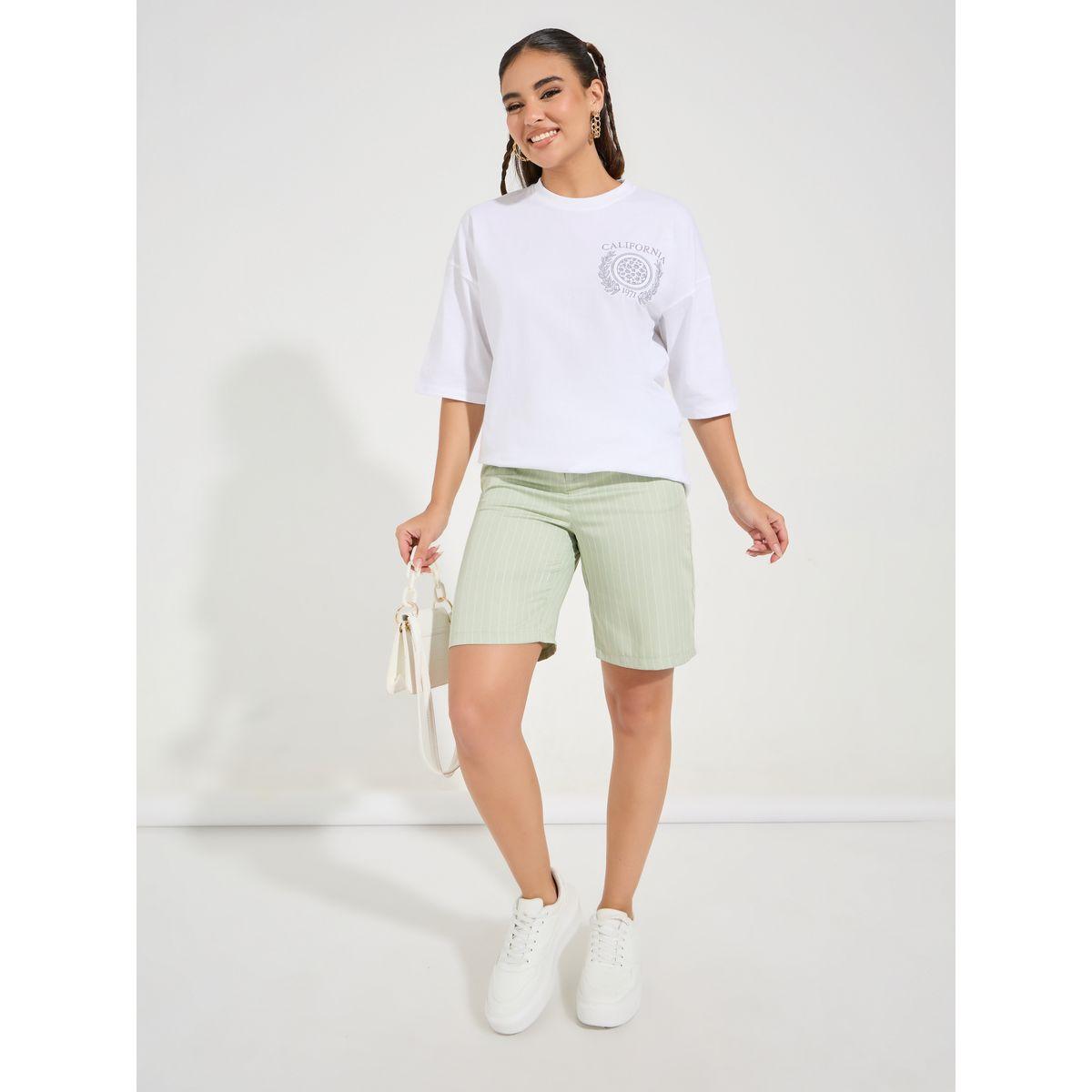 Styli Oversized Embroidered T-Shirt with Dropped Shoulder-women-clothing-tshirts-image-2