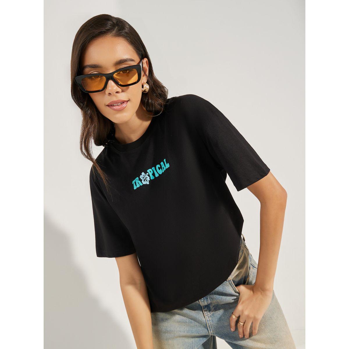 Styli Oversized Catch Waves Graphic Print T-Shirt-women-clothing-tshirts-image-3