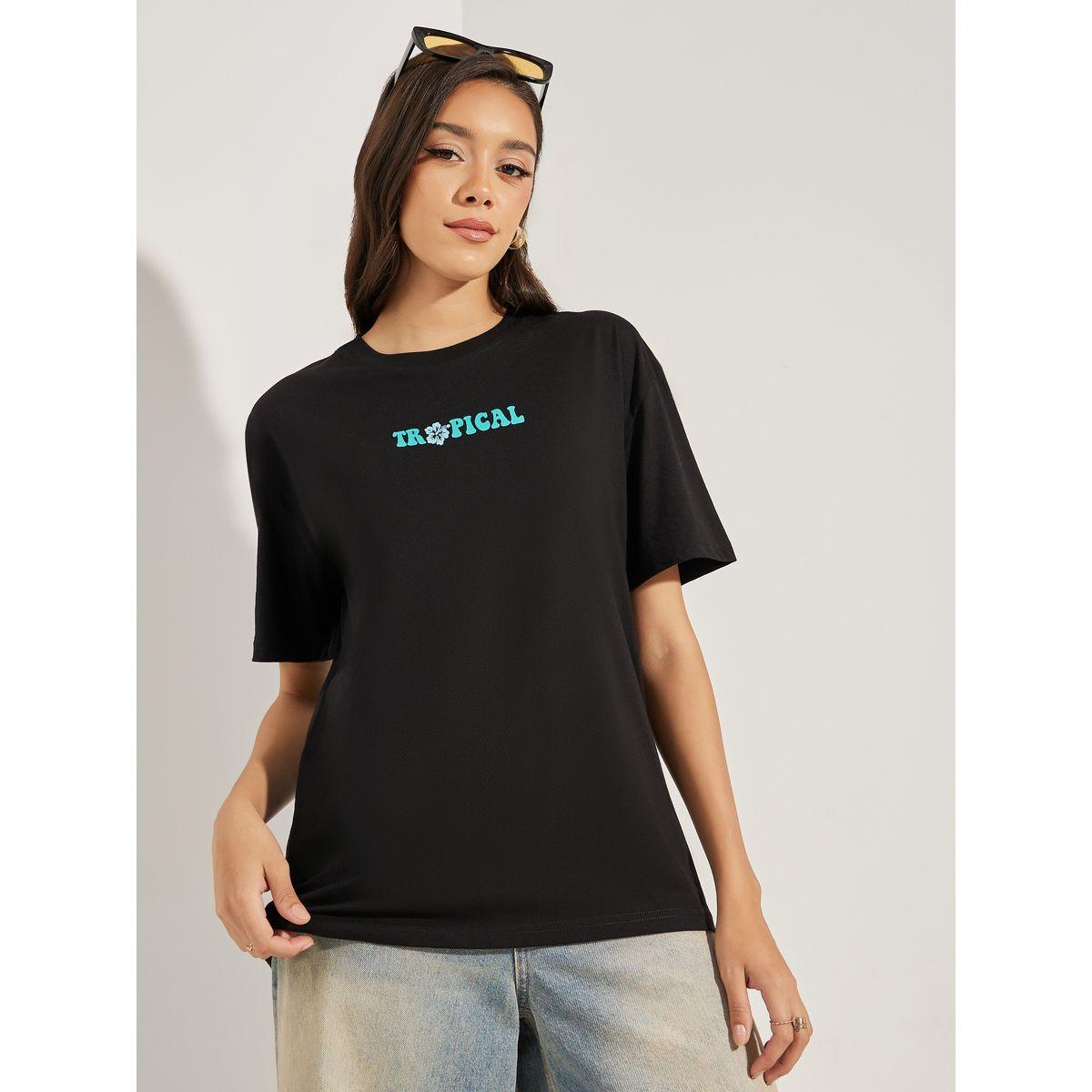 Styli Oversized Catch Waves Graphic Print T-Shirt-women-clothing-tshirts-image-4