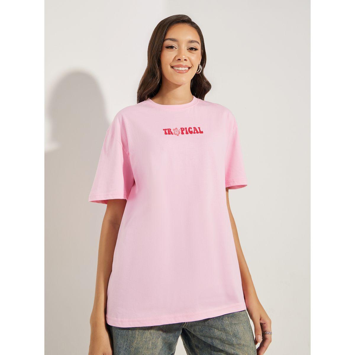 Styli Oversized Catch Waves Graphic Print T-Shirt-women-clothing-tshirts-image-3