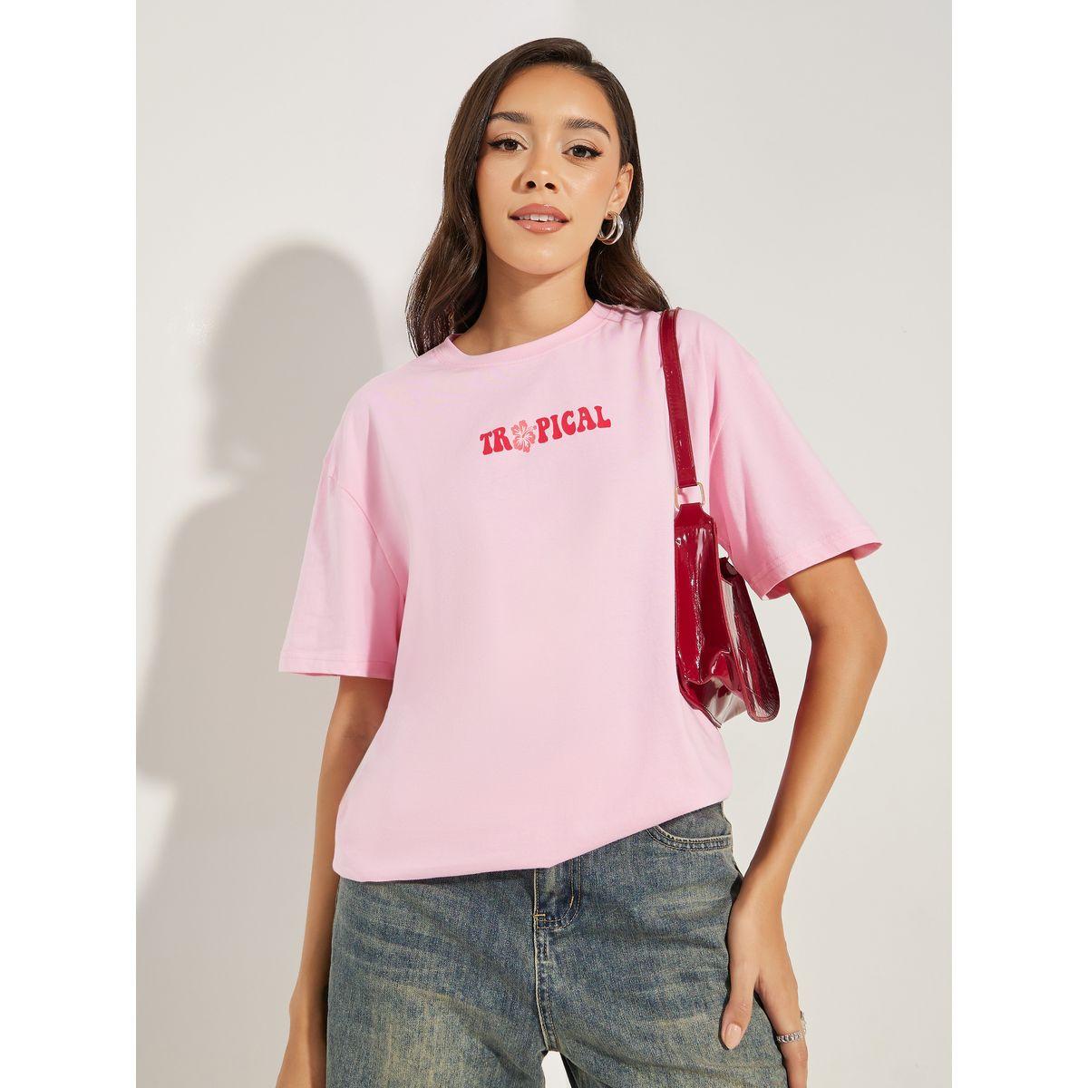 Styli Oversized Catch Waves Graphic Print T-Shirt-women-clothing-tshirts-image-5