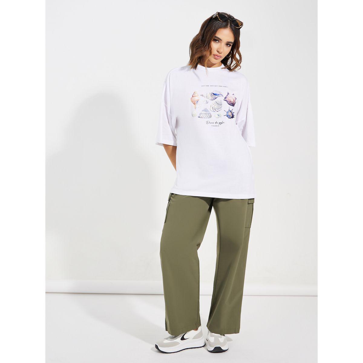 تيشيرت فضفاض مطبع بطبعة جرافيك-women-clothing-tshirts-image-2